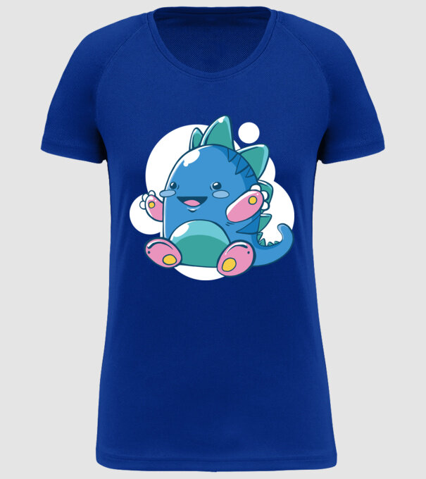 Bebe dragon model albastru regal pe tricou
