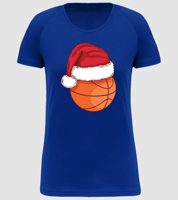 Crăciun Baschet model albastru regal pe tricou