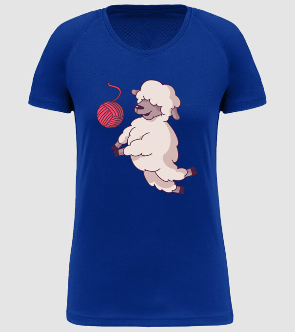 Miel voleibalist model albastru regal pe tricou