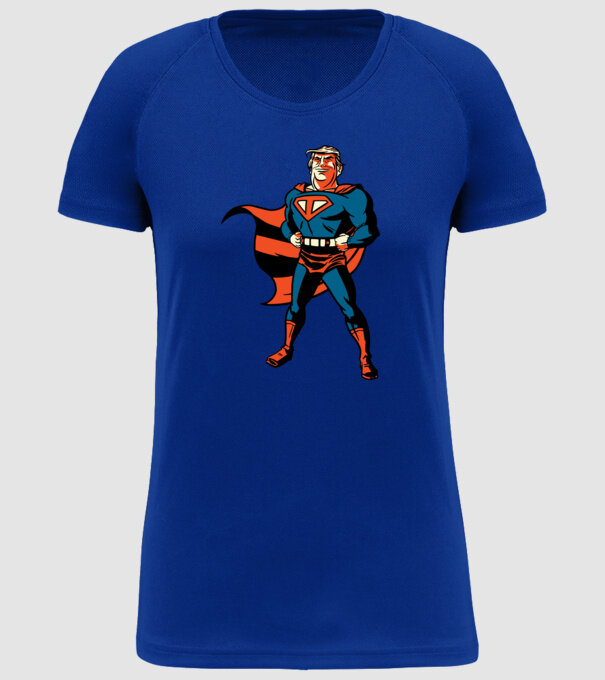 Super Trump Usa 2020 model albastru regal pe tricou