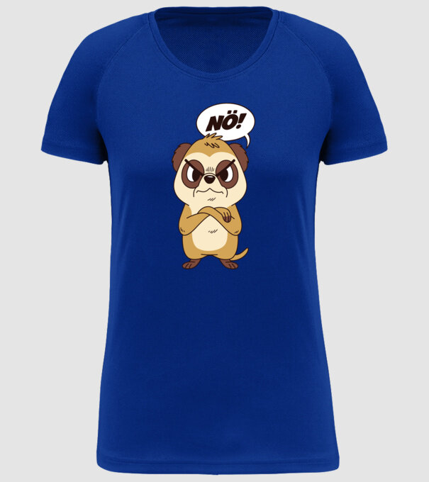 Suricată model albastru regal pe tricou