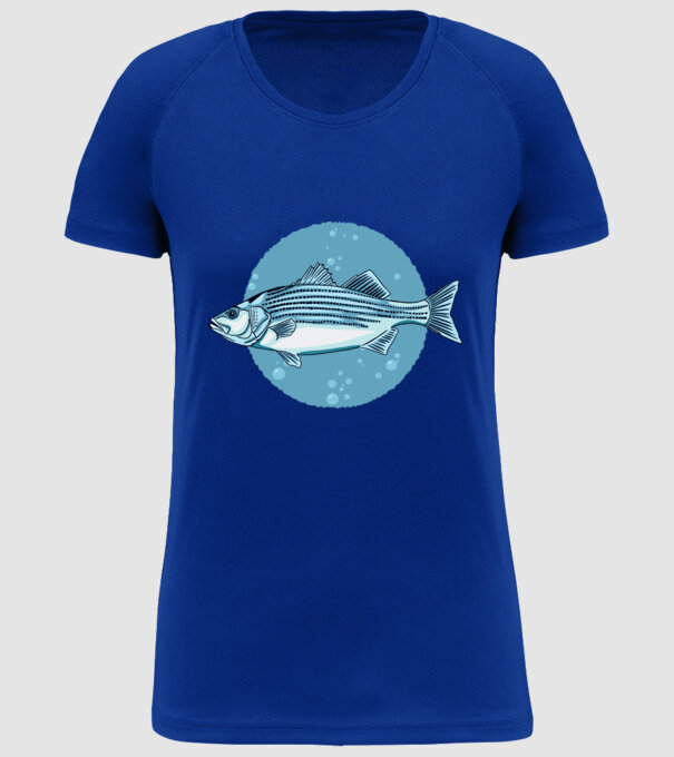 Biban de mare model albastru regal pe tricou