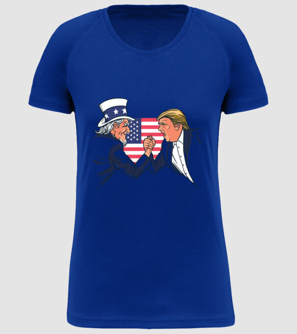 Trump Vs Unchiul Sam SUA 2020 alegeri prezidențiale model albastru regal pe tricou