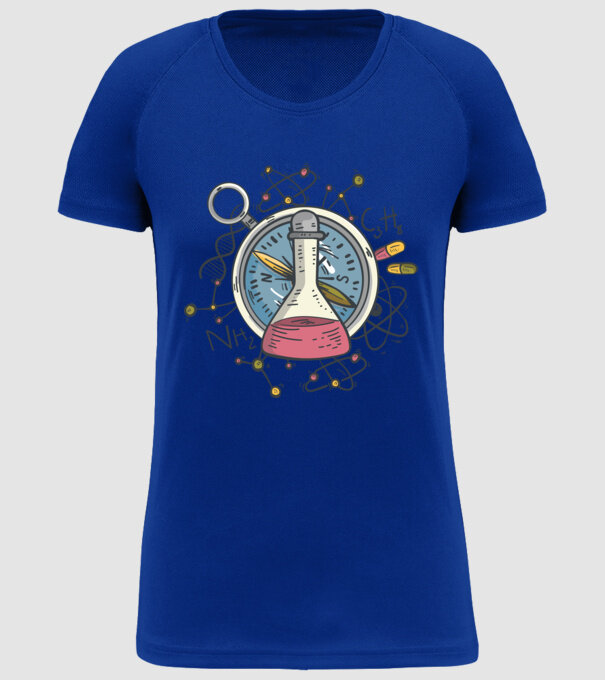 Științific - Chimie model albastru regal pe tricou