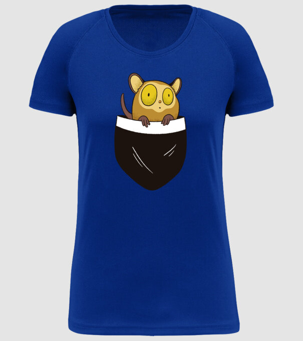Maki de buzunar model albastru regal pe tricou