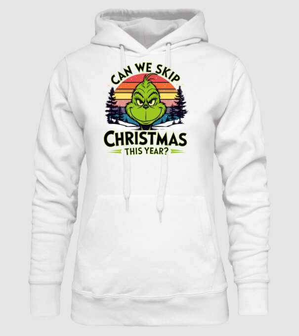 Can we skip christmas this year model alb pe tricou