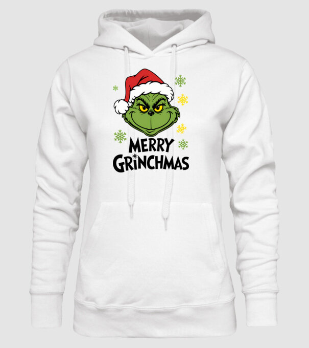 Merry Grinchmas Alb model alb pe tricou