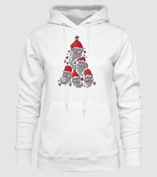 Pitici pentru pomul de Crăciun model alb pe tricou