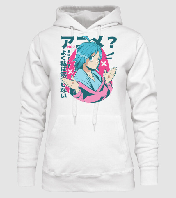 Tricou Anime model alb pe tricou