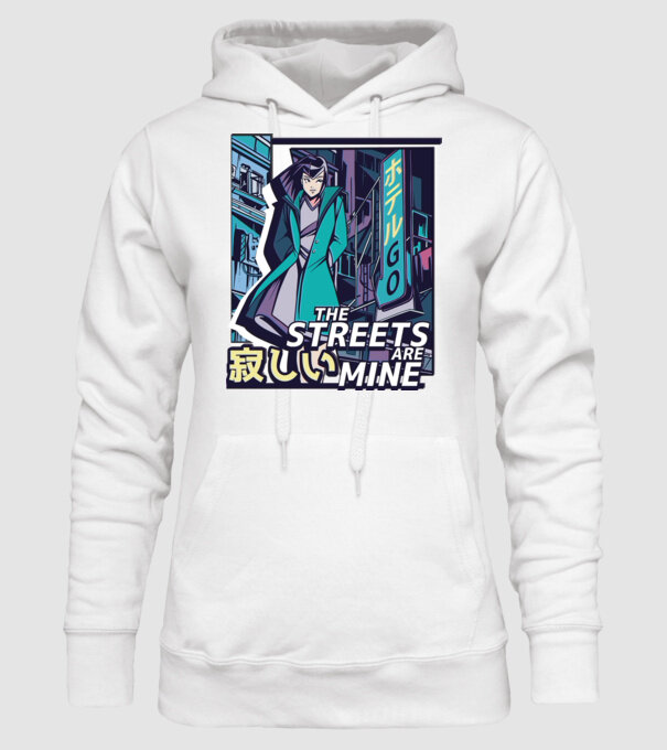 Anime Vaporwave benzi desenate model alb pe tricou