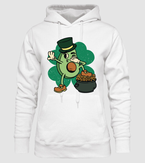 Avocado St. Patrick DAB model alb pe tricou