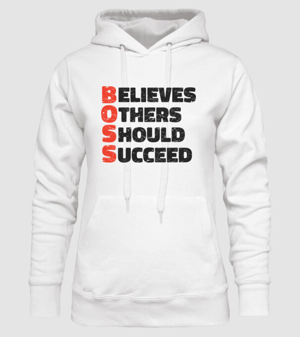 BOSS Șef model alb pe tricou