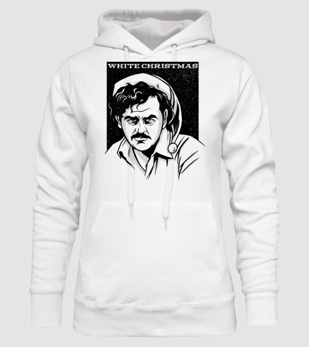 Crăciun alb cu Pablo model alb pe tricou