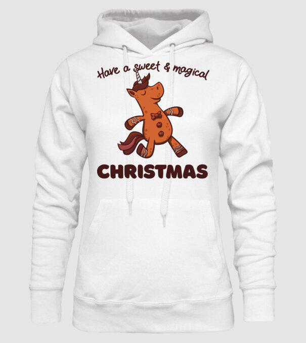 Have a sweet and magical Christmas model alb pe tricou