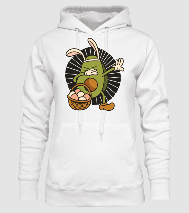 Avocado de Paște DAB model alb pe tricou