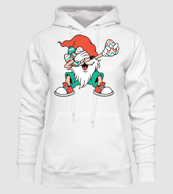 Elf de Paște DAB model alb pe tricou