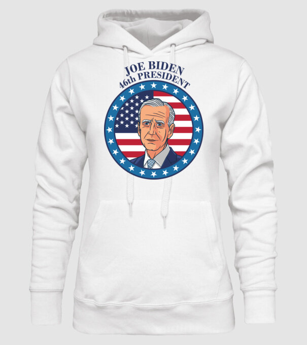 Joe Biden cel de-al 46-lea președinte al SUA model alb pe tricou