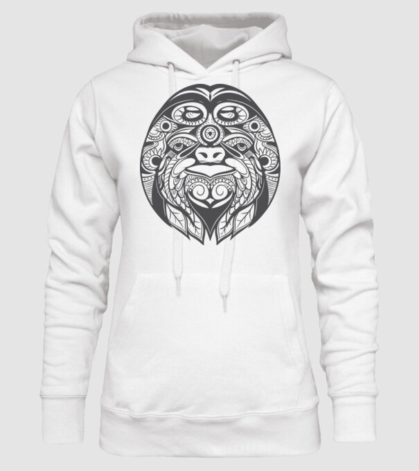 Motiv Leneș model alb pe tricou