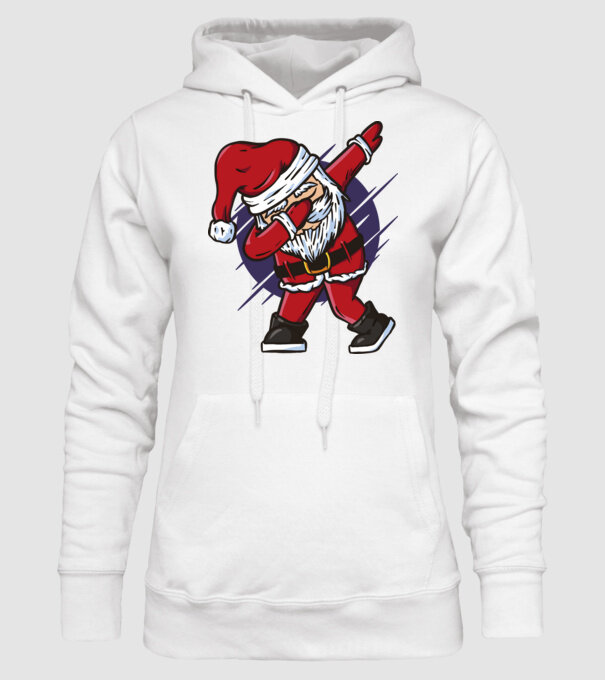Moș Crăciun DAB model alb pe tricou