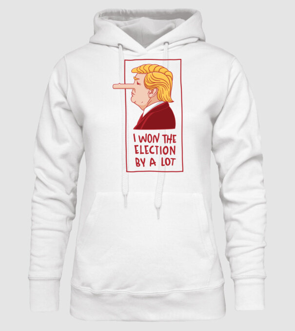 Pinocchio Trump model alb pe tricou