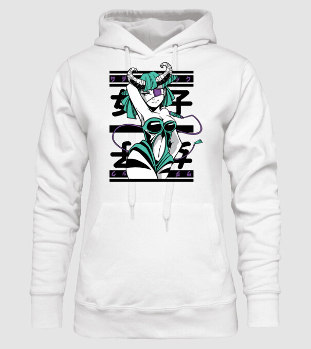 Fată sexy Anime model alb pe tricou