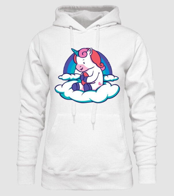 Unicorn Baby model alb pe tricou