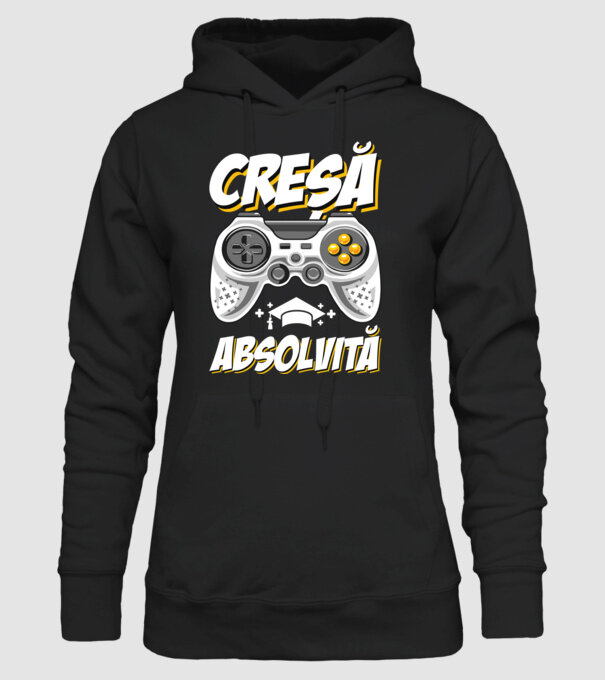 Gameri şcoală Creșă model negru pe tricou
