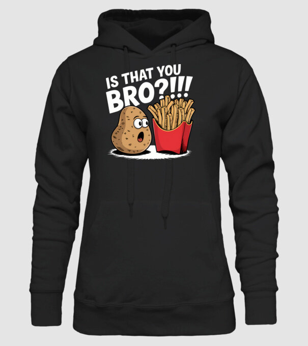 Is that you BRO?!! Negru model negru pe tricou