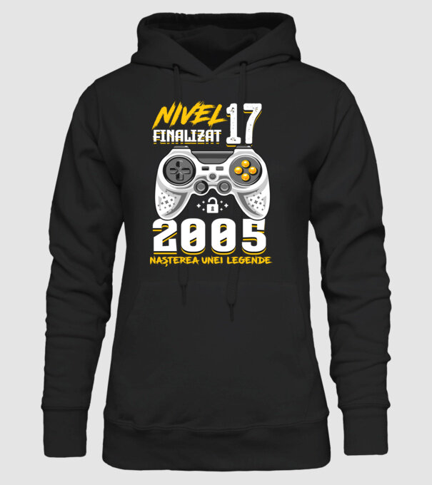 Nivel 17 finalizat. 2005 nașterea unei legende model negru pe tricou