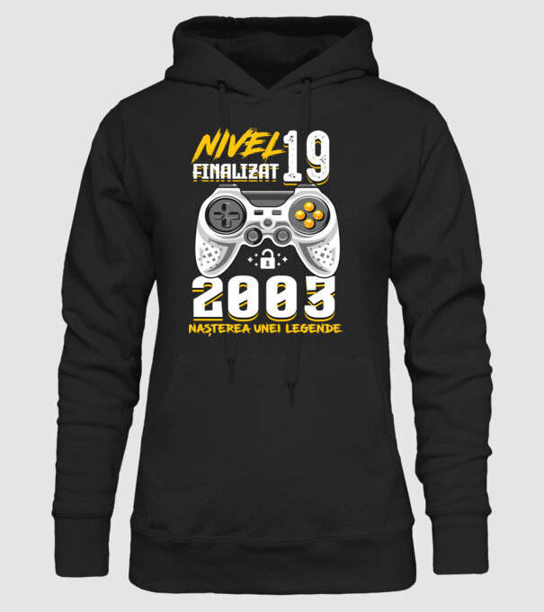 Nivel 19 finalizat. 2003 nașterea unei legende model negru pe tricou