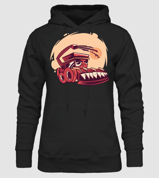 Secerătoare model negru pe tricou
