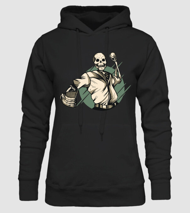 Schelet Baseball model negru pe tricou