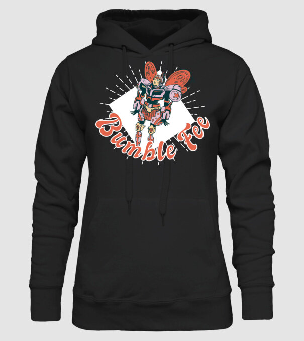 Bumble Fee - Zâna Robot model negru pe tricou