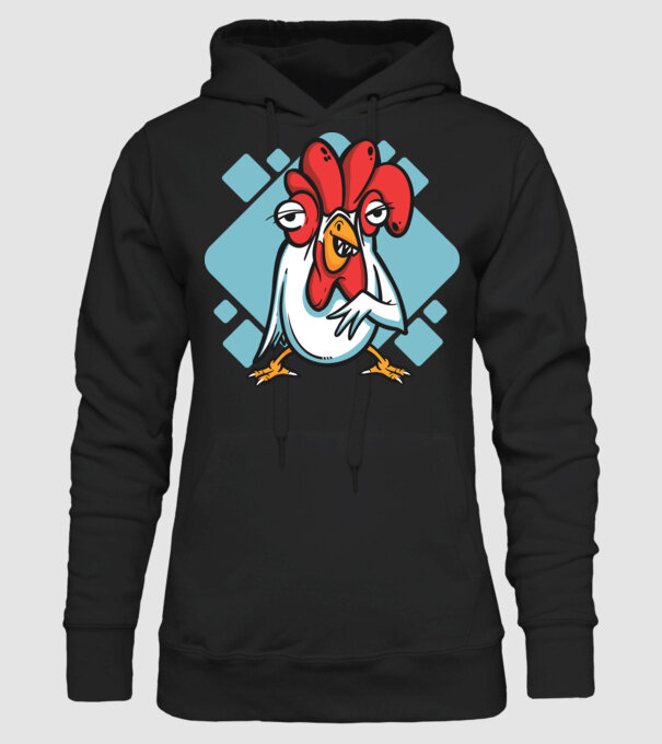 Pui model negru pe tricou