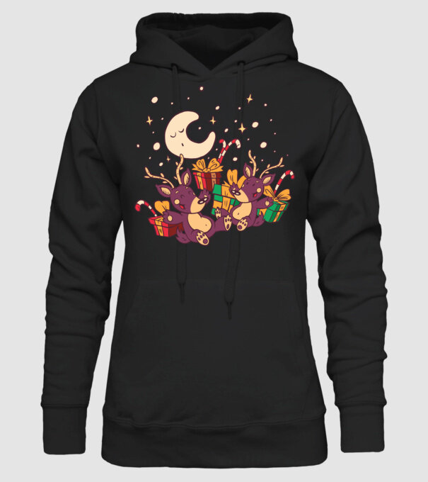 Cadouri de Crăciun model negru pe tricou
