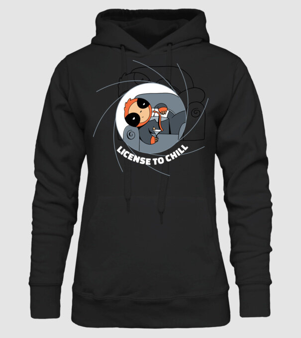 Leneș Bond 007 model negru pe tricou