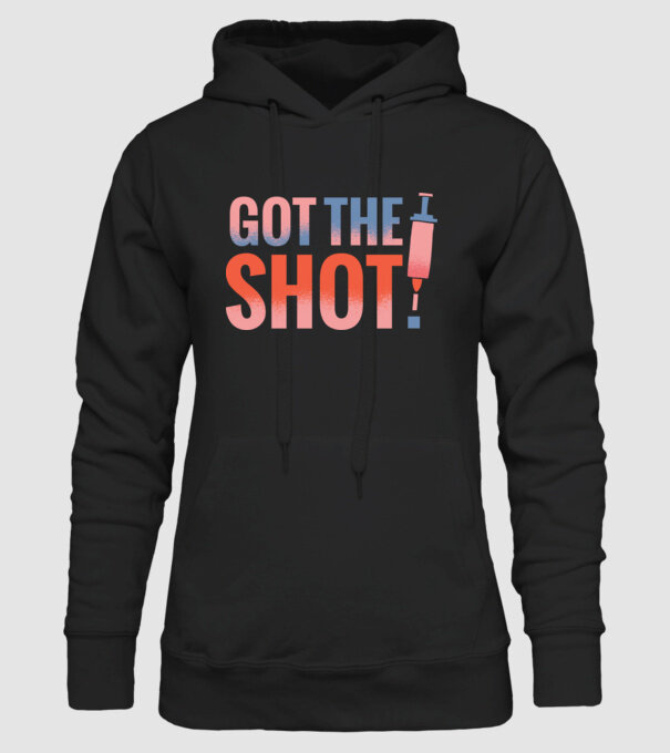 Am fost vaccinat model negru pe tricou