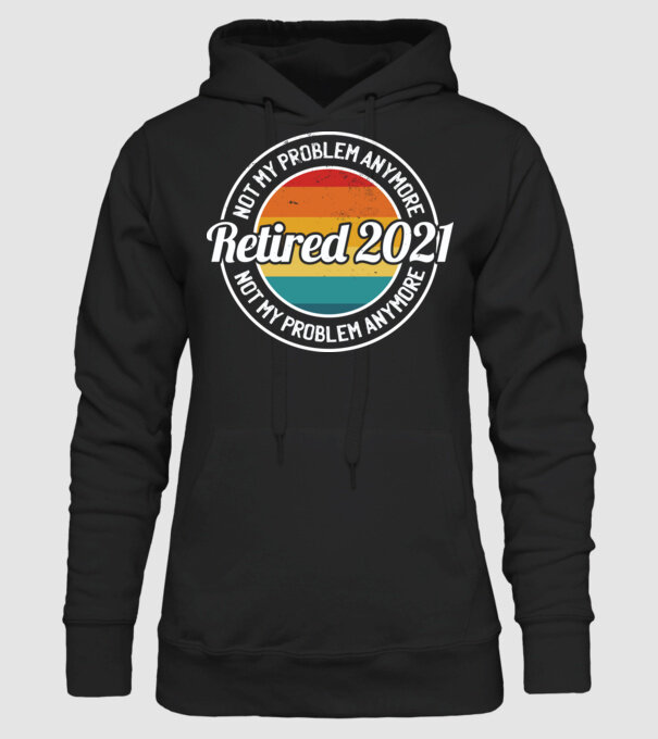 Pensionat 2021 model negru pe tricou