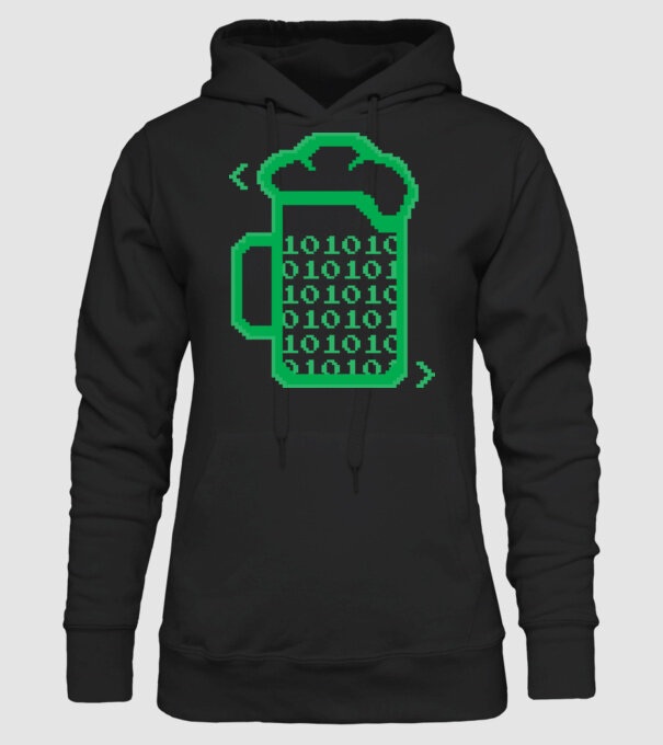 Bere Programator model negru pe tricou