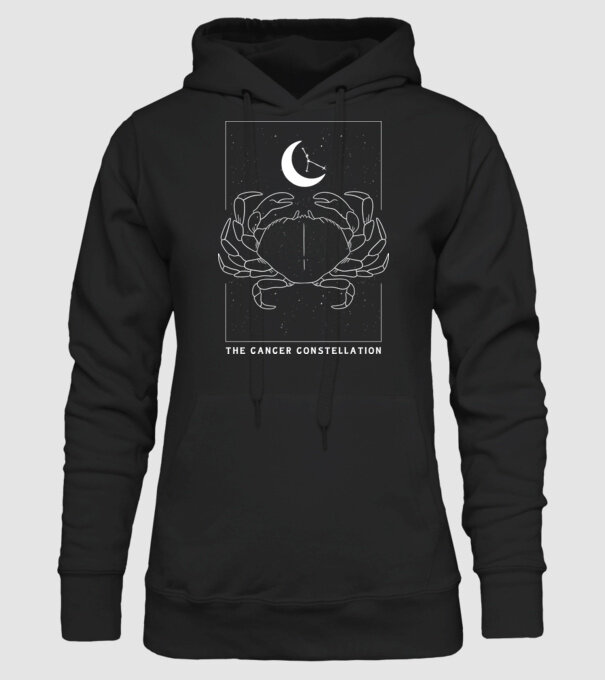 The Cancer Constellation model negru pe tricou