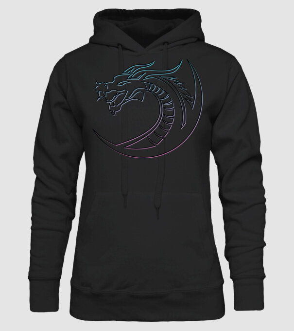 Dragon Tribal model negru pe tricou