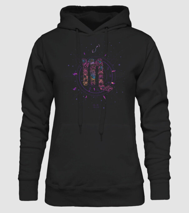 Scorpio Zodiac model negru pe tricou