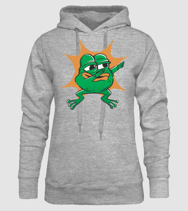 Broască DAB model gri pe tricou