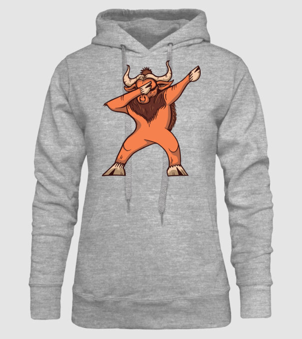 Bivol DAB model gri pe tricou