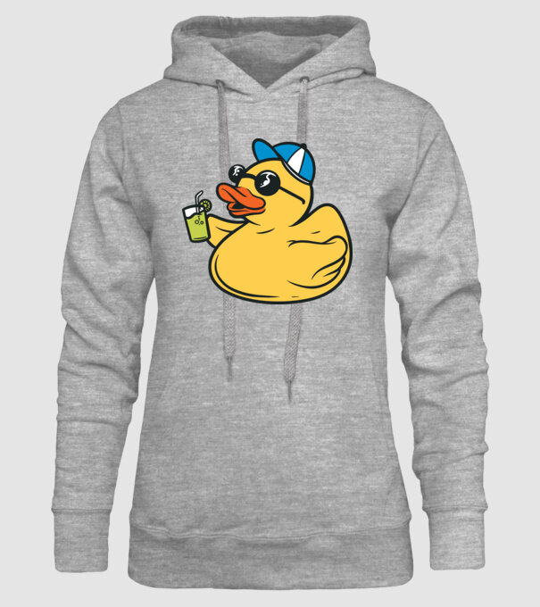rățușcă de cauciuc Vacanță model gri pe tricou