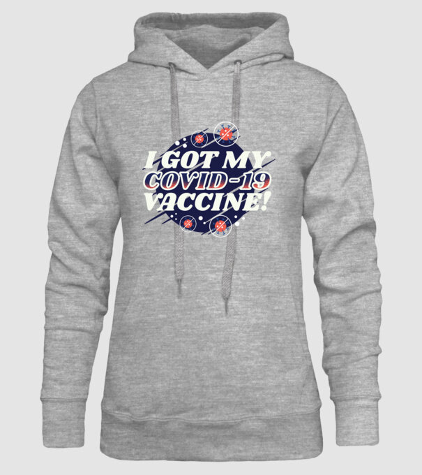 I got my Vaccine model gri pe tricou