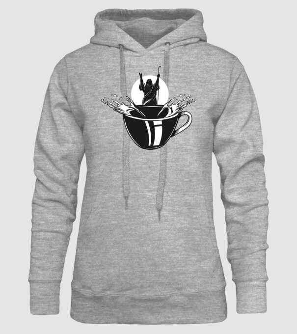 Moise cafea model gri pe tricou