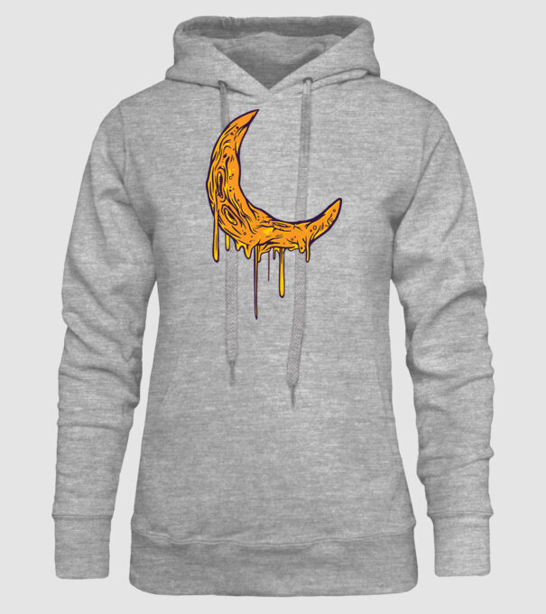 Luna topindu-se model gri pe tricou