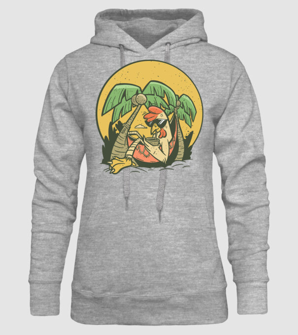 Pui relaxați model gri pe tricou
