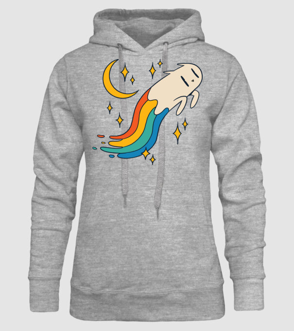 Pisoi zburător model gri pe tricou
